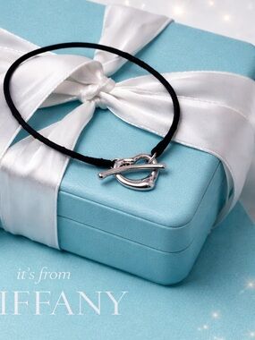 Authentic Tiffany & Co Elsa Peretti Open Heart Silk Bracelet